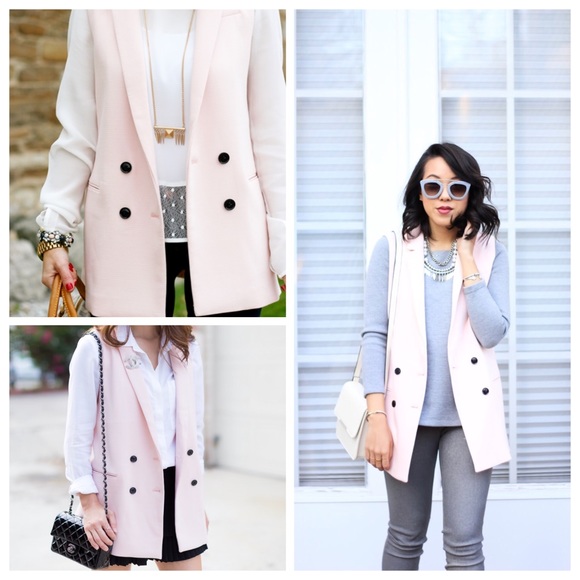 Banana Republic Jackets & Blazers - Banana Republic pink vest